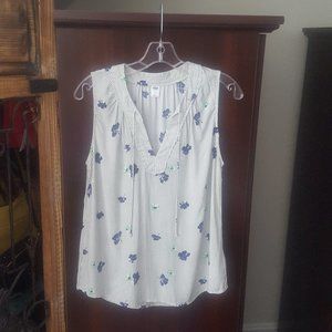 Old Navy Tie Front Summer Blouse